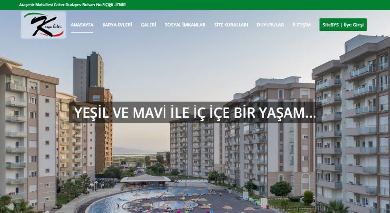 Mavişehir Karya Evleri Site Yönetimi