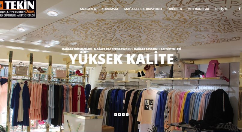 Tekin Dekor, Raf, Askı, Stand, Mağaza Dekorasyonu