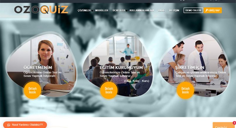 OzoQuiz Online Test ve Sınav Sistemi